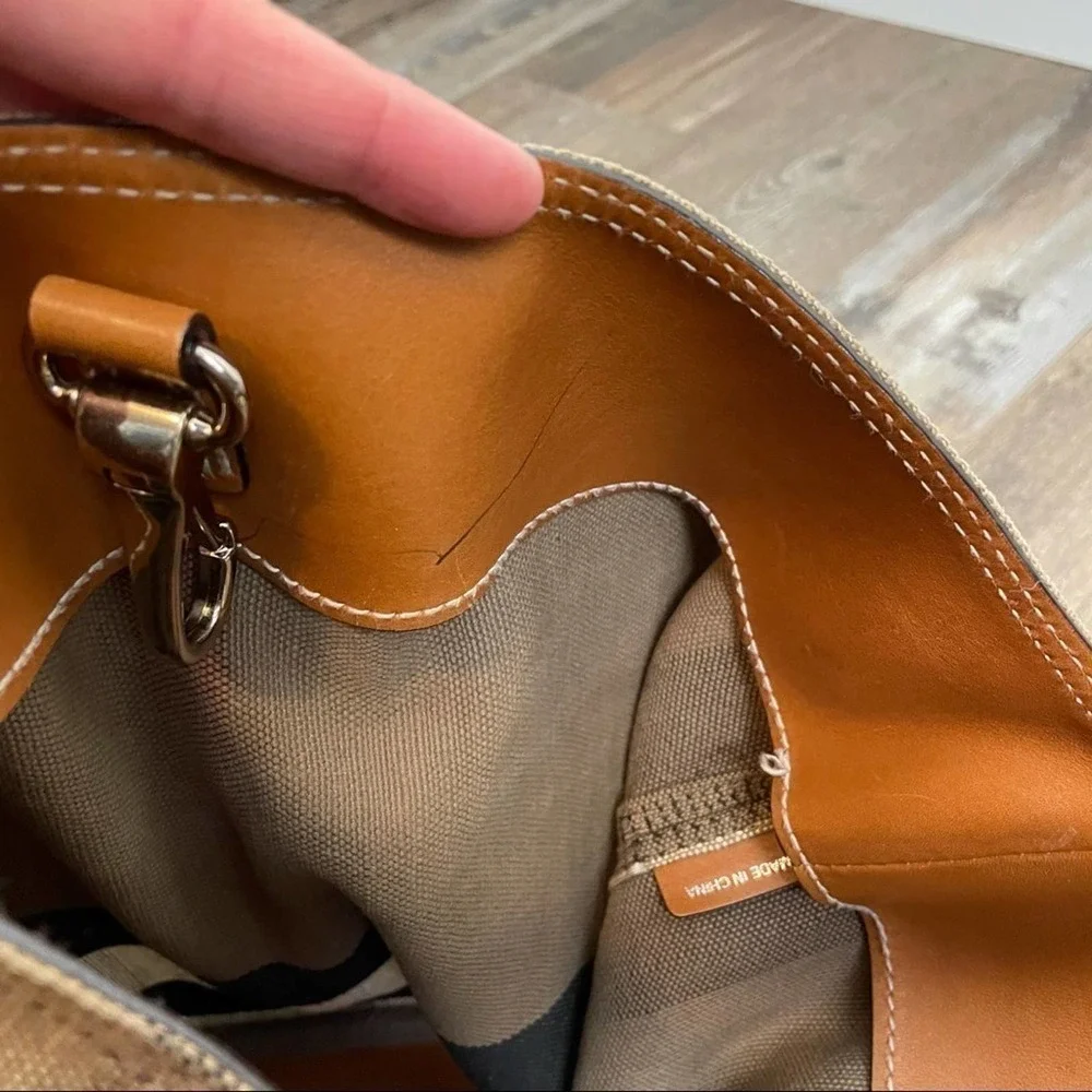 BURBERRY CANVAS MEGA CHECK MEDIUM ASHBY HOBO